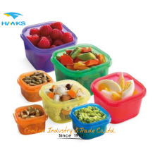 Healthy Living BPA Free 7 Piece Multi-Colored, Color Coded Portion Control Container Kit, Leak Proof, 21 Day Planner